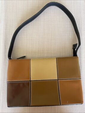 Aldo brown patterned hand bag